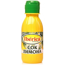 Сок лимона прямого отжима 100% 250г Iberica