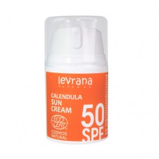 Солнцезащитный крем для лица и тела Календула SPF 50, 50 мл, ТМ Levrana