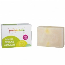 Экологичное универсальное мыло "Мята и лимон" 100гр, Freshbubble