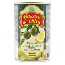 Оливки с лимоном ж/б 300г*12 Маэстро дэ Олива, Maestro