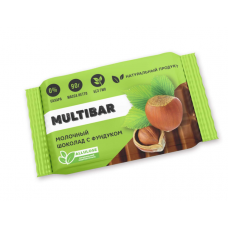 Молочный шоколад с фундуком  95г Multibar