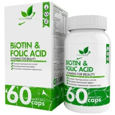 Biotin and FolicAcid, 60кап. NaturalSupp