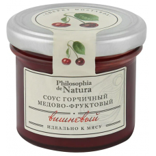 Соус горчичный медово-фруктовый  "Вишня" 100 гр Philosophia