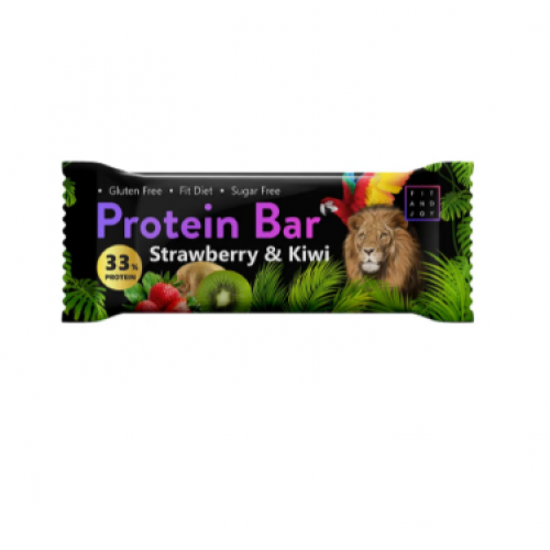 Батончик протеиновый 33% клубника с киви 50гр Protein Bar